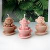 Festival Silicone Candle Mold Christmas Party Supplies Holiday Ornament Molds Suitable for Party and Home Decorations