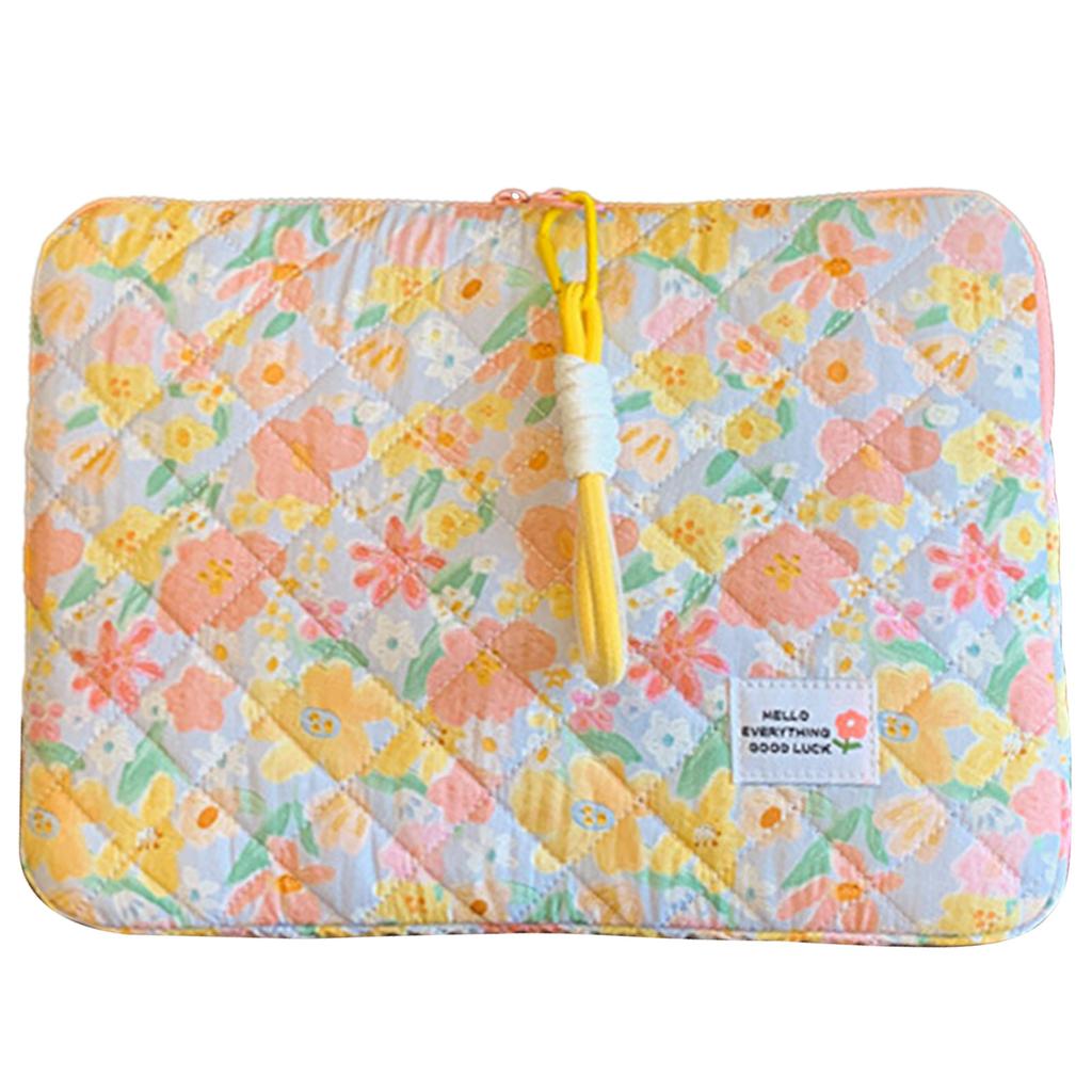 Fashion Floral Laptop Sleeve Slim Computer Bag Cover 11/14/15" Computer Practical Notebook Pouch Laptop Bags Lightweight