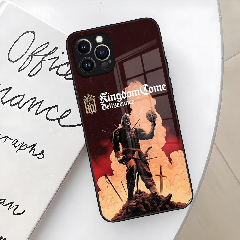 

Kingdom Come Phone Case for Iphone 16 15 14 12 11 13 Pro Max Mini X Xr Xs Se 8 Puls glass Cover iPhone12 ProMax