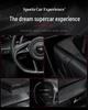 Roewe RX5/I5/I6/RX8/RX3/e5/e6/350 Carbon Fiber Steering Wheel Cover - Genuine Leather