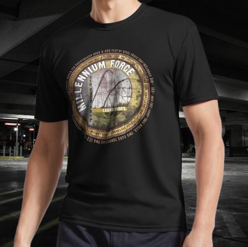 

Millennium Force Cedar Point Logo Active T-Shirt Funny Size S to 5XL L