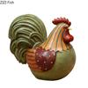 Barevná soška kohouta Ozdoby Dekorace na stůl Zvířecí sošky Pryskyřičné umělecké dílo Kohout Moderní řemesla Dekorace estetiky místnosti