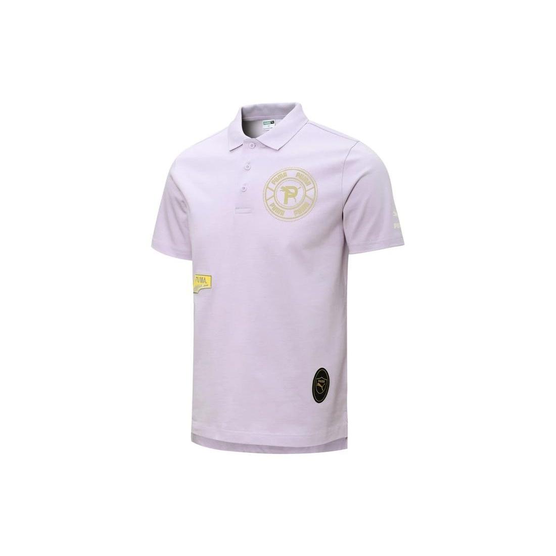 PUMA Mix Badge Polo Shirt Purple Men s 537039-17 XXL