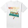 Classic Birthday Cassette Tape Commemorative Edition TShirt Summer Print Street Style ShortSleeve TShirtWomen Clothing