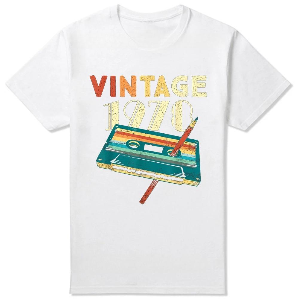 Classic Birthday Cassette Tape Commemorative Edition TShirt Summer Print Street Style ShortSleeve TShirtWomen Clothing