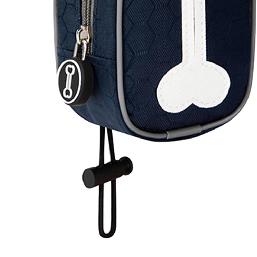 Durable Nylon Pet Waste Bag Holder Compact Size Pet Garbage Bag Carrier  Leash Attachment