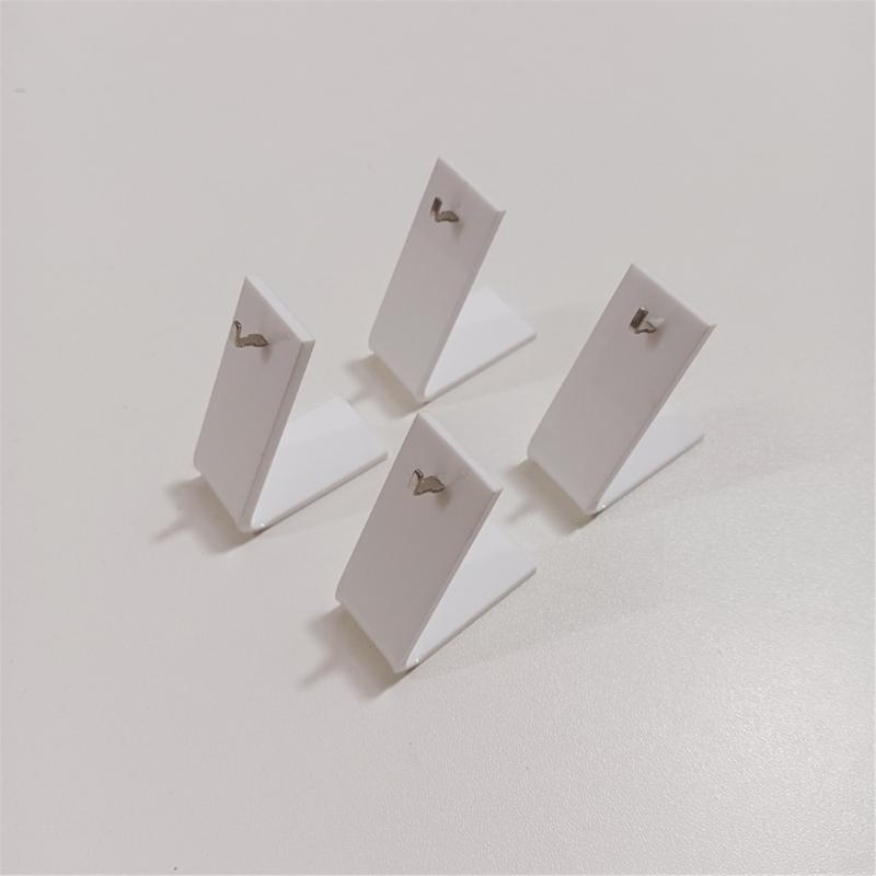 10Pcs Multipurpose L Shape Acrylic Earring Holders For Efficient Space Saving Jewelry Display At Homes Or Store