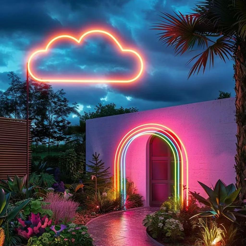 USB DIY Neon Light Strip APP Control and Remote Control RGB Color Change Flexible LED Light Strip Bedroom Decoration