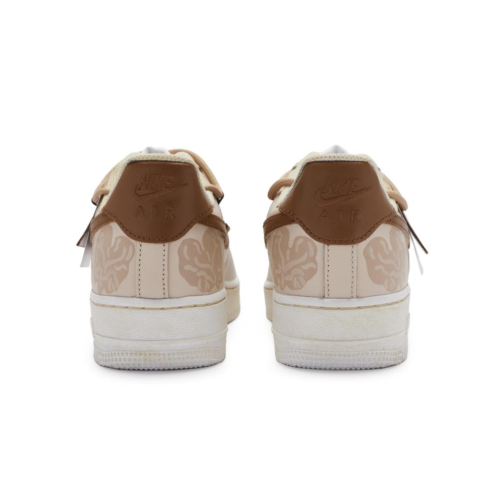 Nike Air Force 1 Slip Resistant Low top Skateboard Shoes Men's Beige Brown CW2288-111(Team80-)