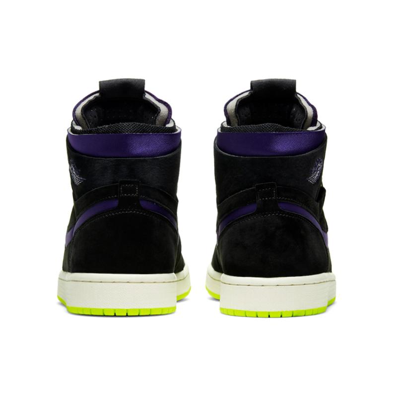 Jordan 1 High Zoom Air Cmft Black Court Purple Lemon Venom Women's Jordan CT0979-001