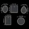 Silicone Mould for DIY Resin Necklace Pendant Crystal Jewellery Making Mold Tool