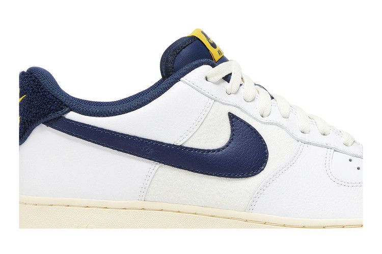 Men's Sneakers Nike Air Force 1 Low '07 LV8 Michigan Varsity Jacket (2021) White/Midnight Navy-Sail