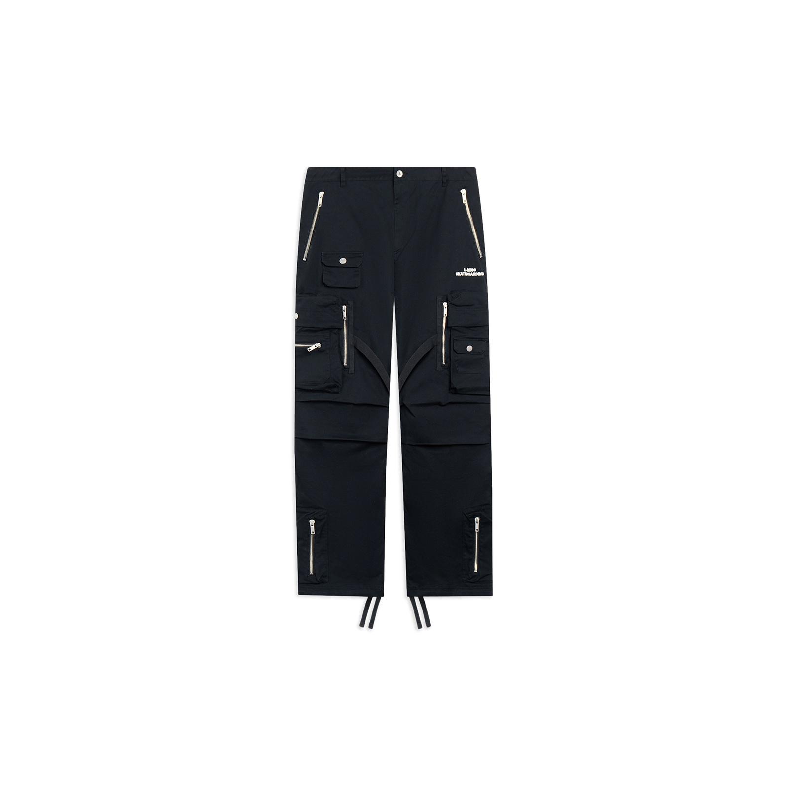 Li-Ning Skateboarding Graphic Loose Fit Cargo Pants Black Men s AKXT043-1 XXL