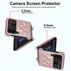 Applicable to Samsung Z Flip6 mobile phone case Flip4 small fragrant wind rhombus silk scarf diagonal span portable rope pocket 2
