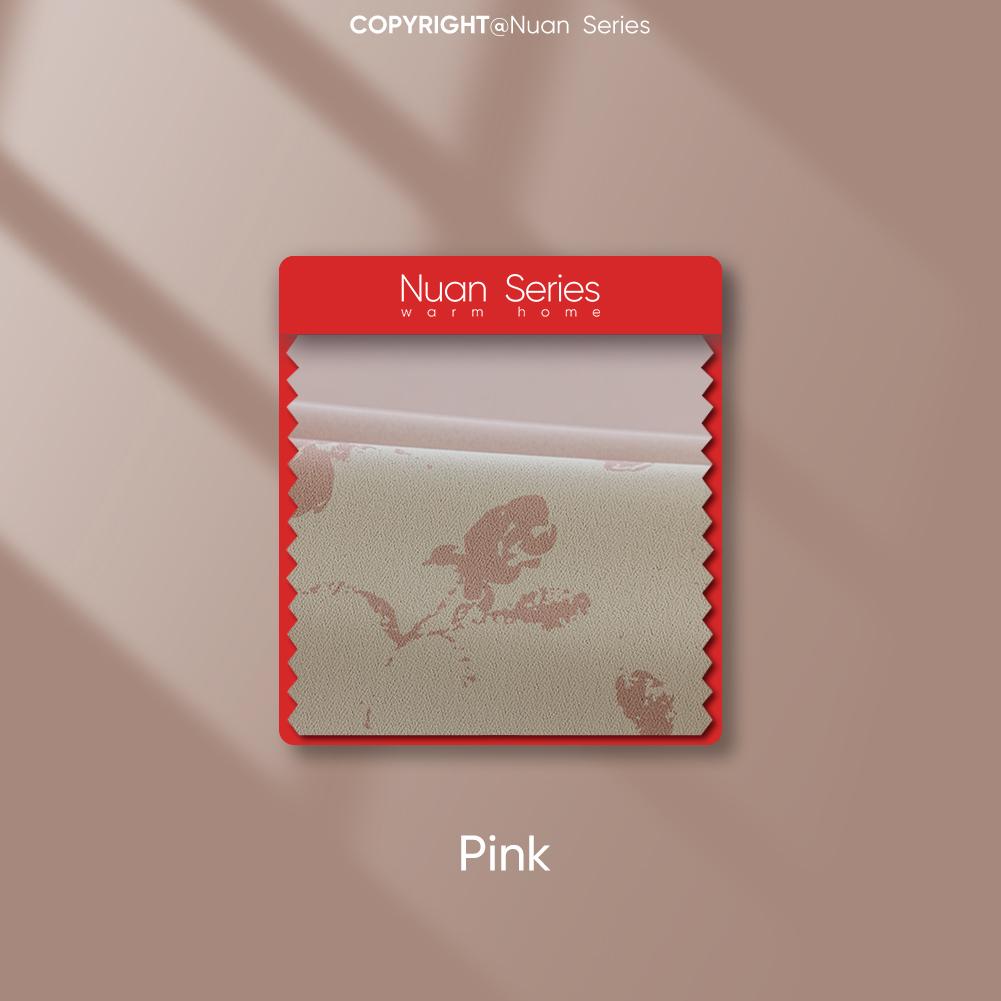 1PC Nuan Series 70-80% Blackout Romantic Rose Print Side Panel Blackout Curtains for Bedroom Living Room Home Decor