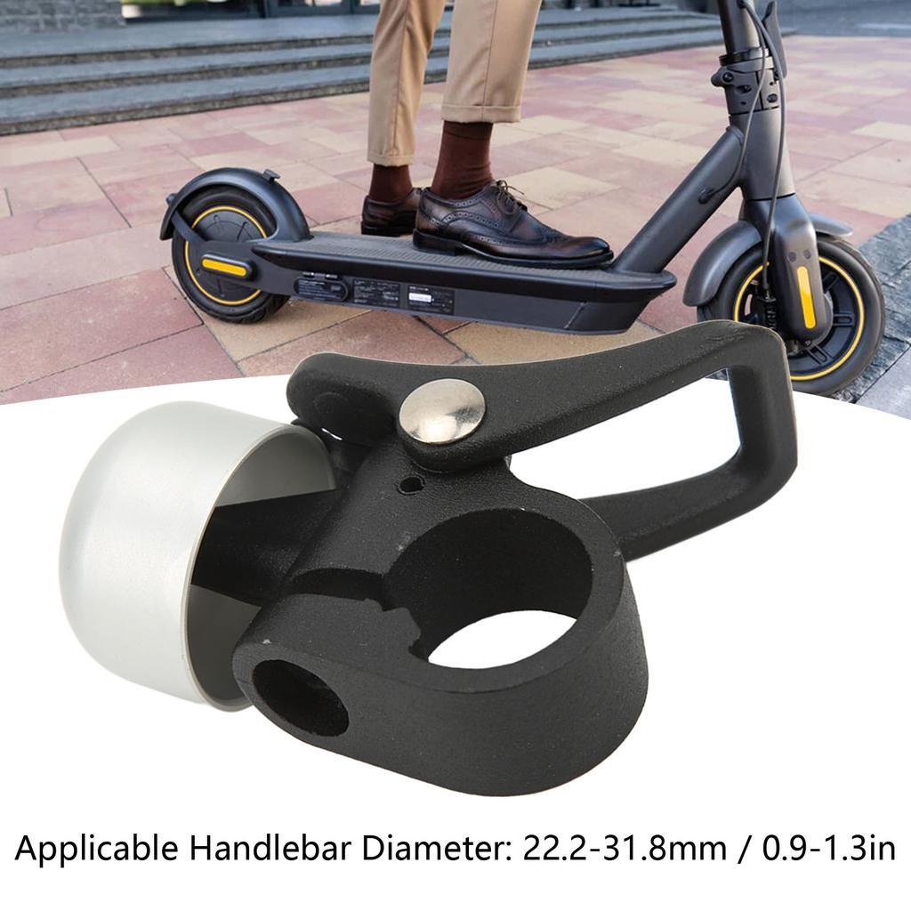 Electric Scooter Bell Louder Sound Aluminum Alloy Cycling Handlebar Bell Horn with Folding Hook for Xiaomi M365