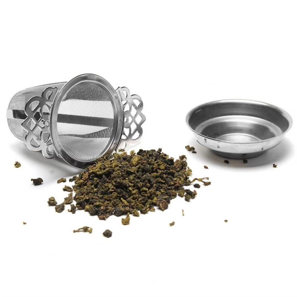 Fine Mesh Double Ear Tea Infuser Double-layer Coffee Filter Sieve Tea Strainers  for Teapots