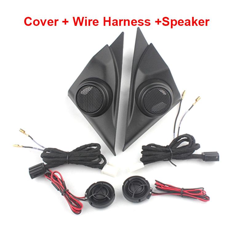 Baificar Brand New Triangle Head Speakers Car Audio Trumpet Door Trim Tweeter Speaker For 2010-2017 Toyota Reiz