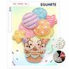5D DIY Pearl Painting Kit, Chipmunk Hot Air Balloon Home Bedroom Wall Decor Crafts Handmade Gift