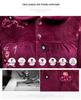 Women's Winter Warm Flannel Pajamas Set for Middle-Aged and Elderly - Cozy Granny Home Wear for Autumn and Winter