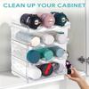 2/4-Tier Stackable Water Bottle Organizer: Kitchen Pantry Storage Rack for Refrigerators,Insulated Cup Storage Rack