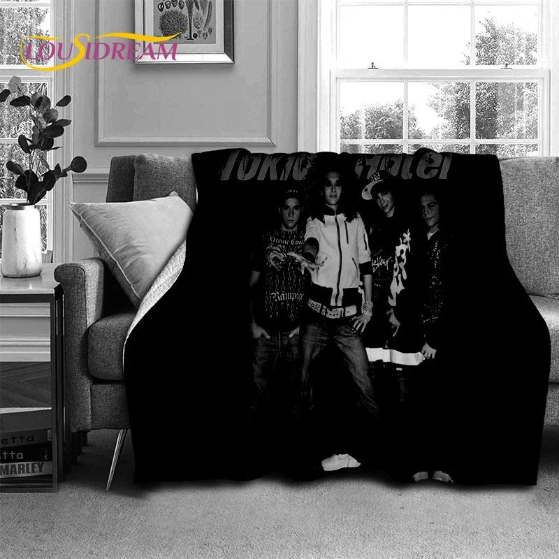 Rock Band Tokio Hotel Bill Kaulitz Soft Flannel Blanket for Bed Bedroom Sofa Picnic,Throw Blanket for Cover Outdoor Leisure Gift