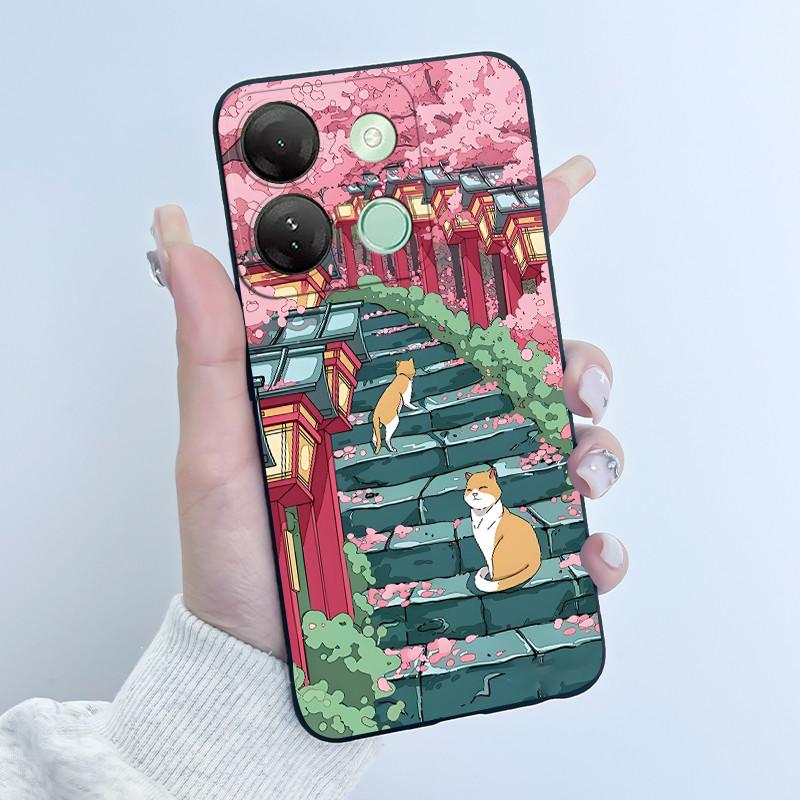 Cute Case For Infinix Smart 7 HD / Smart 7 Plus Fundas Coque Printing Shell Protective Cover Soft Silicone Cartoon Phone Casing