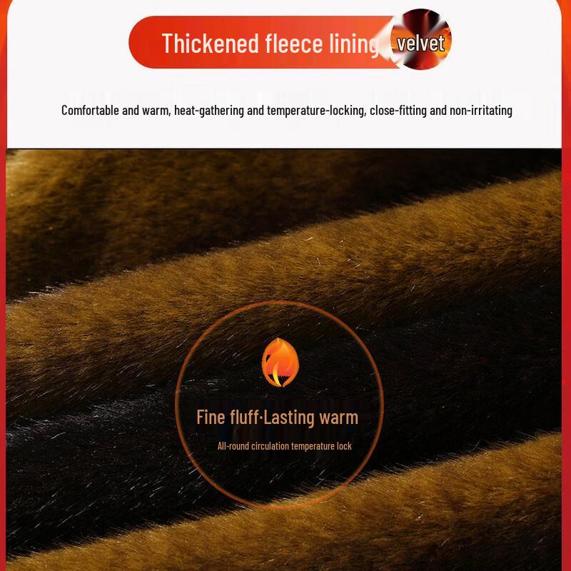 Tucano Men's Fleece-Lined Stand Collar Casual Jacket