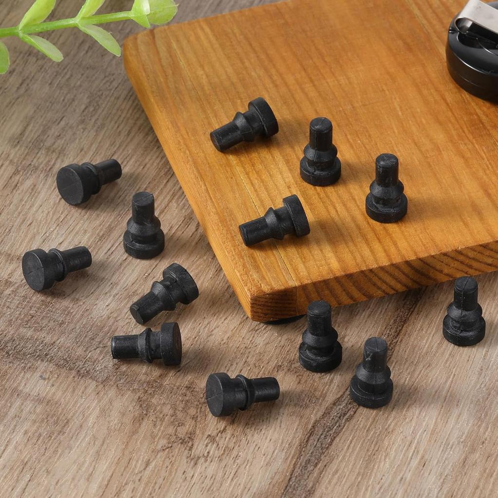 Rubber Feet for Slow Cookers, 12 Pcs Replacement Slow Cooker Legs, Prevent Scratches and Marks, Slow Cookers Ert Accessories (Black)