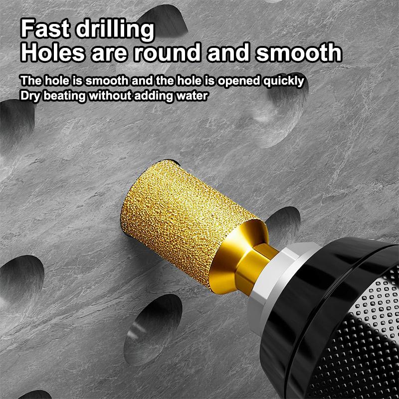 1/2/3/4 Stück Diamant-Kernbohrer Trockenbohren Gewinde Sechskantschaft Kernlochbohrer Für Keramikfliesen Granit Marmor Schleifköpfe