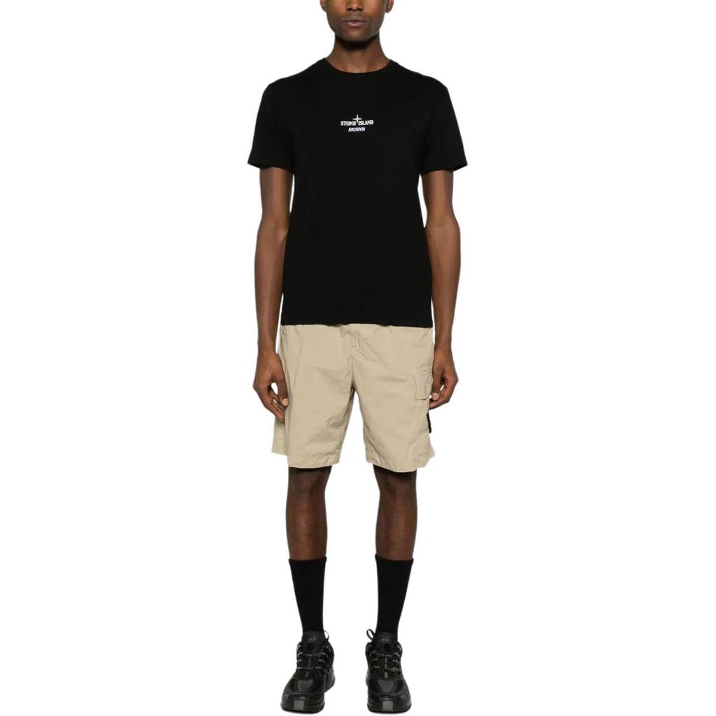 STONE ISLAND Bawełniany T-shirt Archivio 80152NS91-V0029