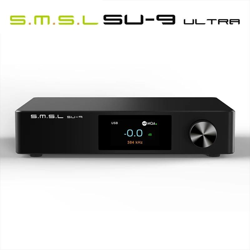 SMSL SU-9 Ultra MQA DAC AK4191+AK4499EX 768kHz/32Bit DSD512 LDAC Bluetooth 5.0 USB Balanced Decoder SU9U with Remote Control