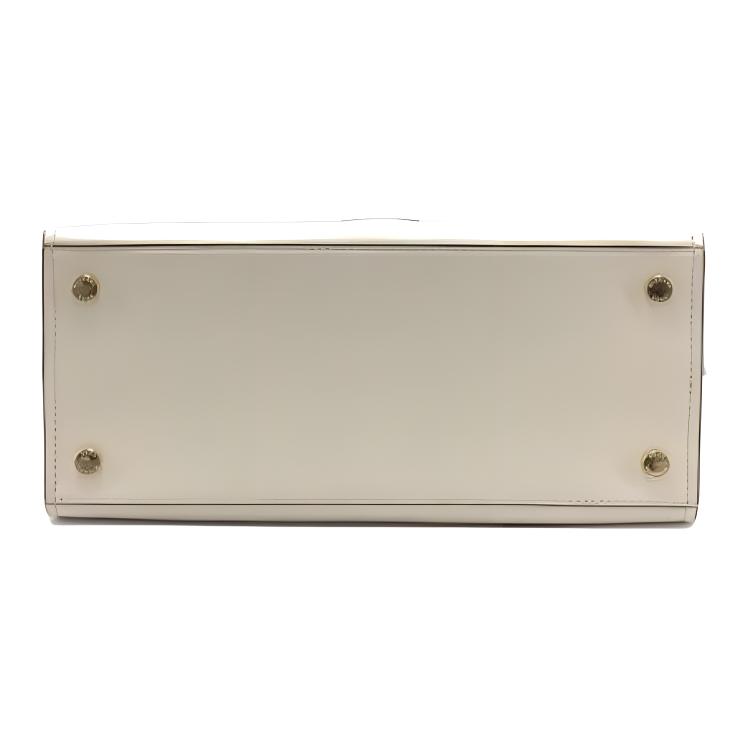 Michael Kors Hamilton Classic Solid Lock Commuter Fashion Elegant Leather Handbag Crossbody Bag Tote Medium Women handbags Cream 35T1GHMS2L-289