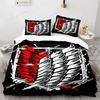 Comforter Anime Attack On Titan Bedding Set Single Twin Full Queen King Size Bedding Set Adult Kid S For Home Textiles