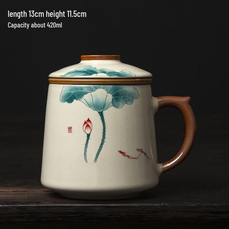 Ru Kiln Ceramic Office Tea Cup