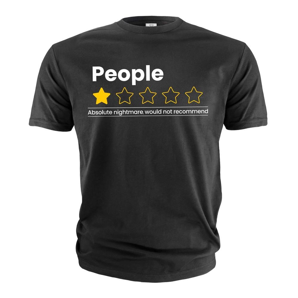 

Funny Anti social T-shirt introvert people review sarcastic funny shirt Unisex T-Shirt XL