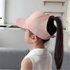 Kids Outdoor Sun Protection Hat Cotton Polyester Mix Adjustable Closure Bows Embellishment 5 Vibrant Colors