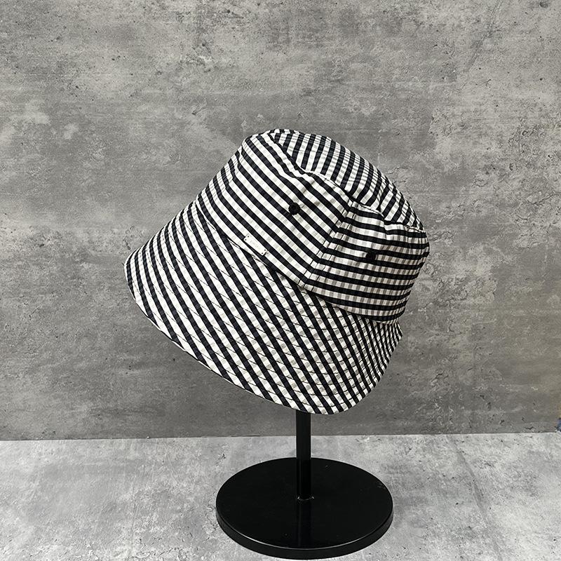 After Wearing The U-Shaped Big-Eave Bucket Hat For Women'S Summer Sunscreen Travel, Foldable Versatile Plaid Sun Hat