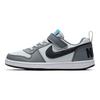 Nike Court Borough Low Casual Lightweight Non-Slip Low-Top Kids Skate Shoes Kids Sneaker Gray Blue 870025-006