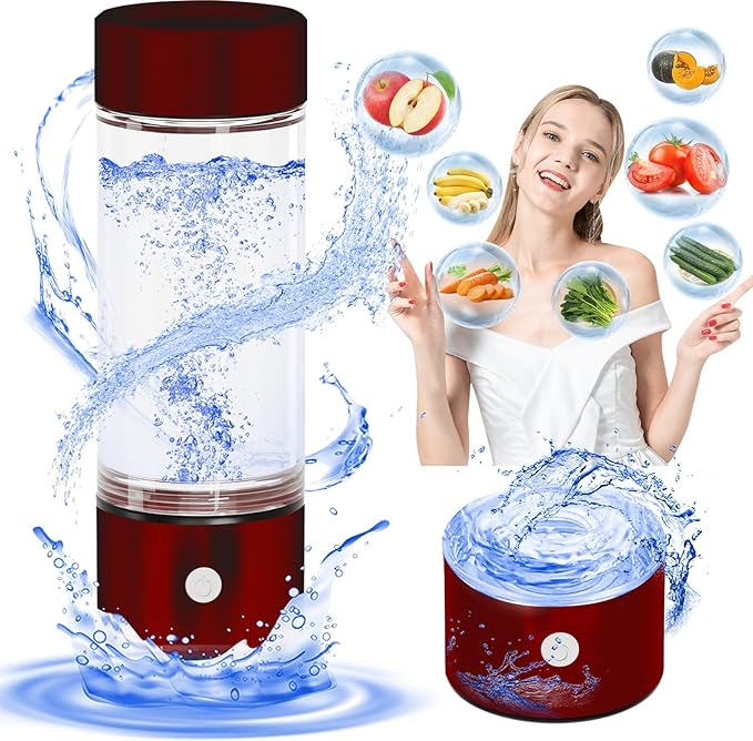 Portable Water Ionizer 420ml Red