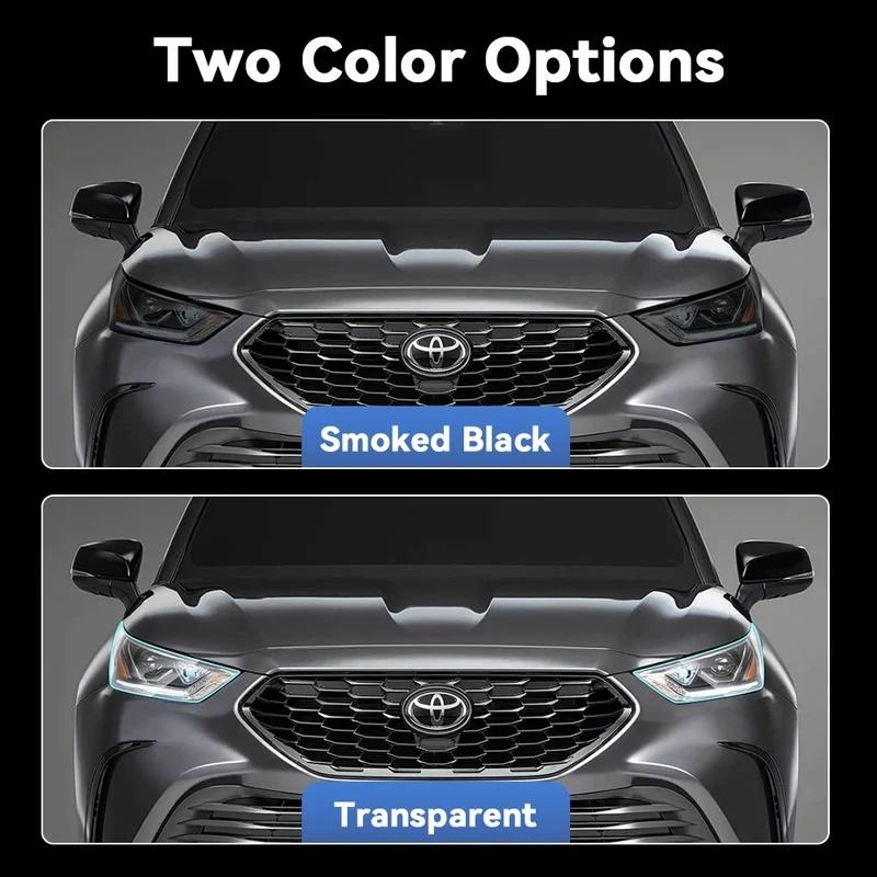 For TOYOTA Highlander -2025 Car Headlight Protective Film TPU Pre Cut Anti-Scratch Headlight Vinyl Film Accessories