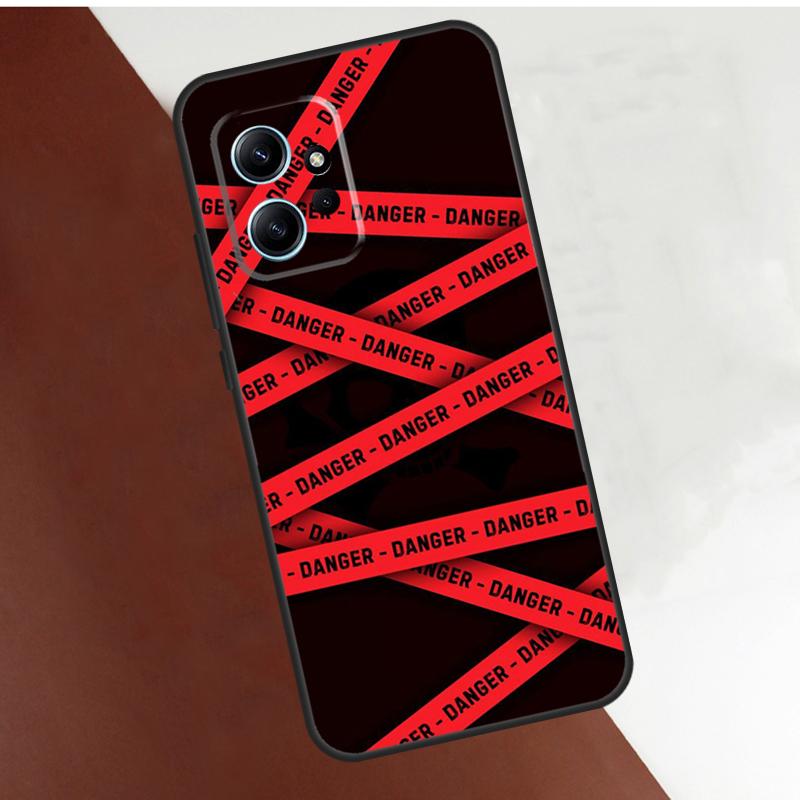 Warning Angry Danger Owner Case For Xiaomi Redmi Note 14 10 11 12 13 15 Pro Plus Cover For Redmi 15 14C 12C 10C 13C 15C