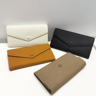 Genuine Leather Long-section Wallet Integrated Handbag Three-layer Cowhide Large Capacity Card Bag Mobile Phone Leather Case Zero Wallet