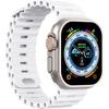 Silicone Strap for Apple Watch 1/2/3/4/5/6/7/8/9/10/11/SE Ultra 1/2/3 42/44/45/46/49mm, White
