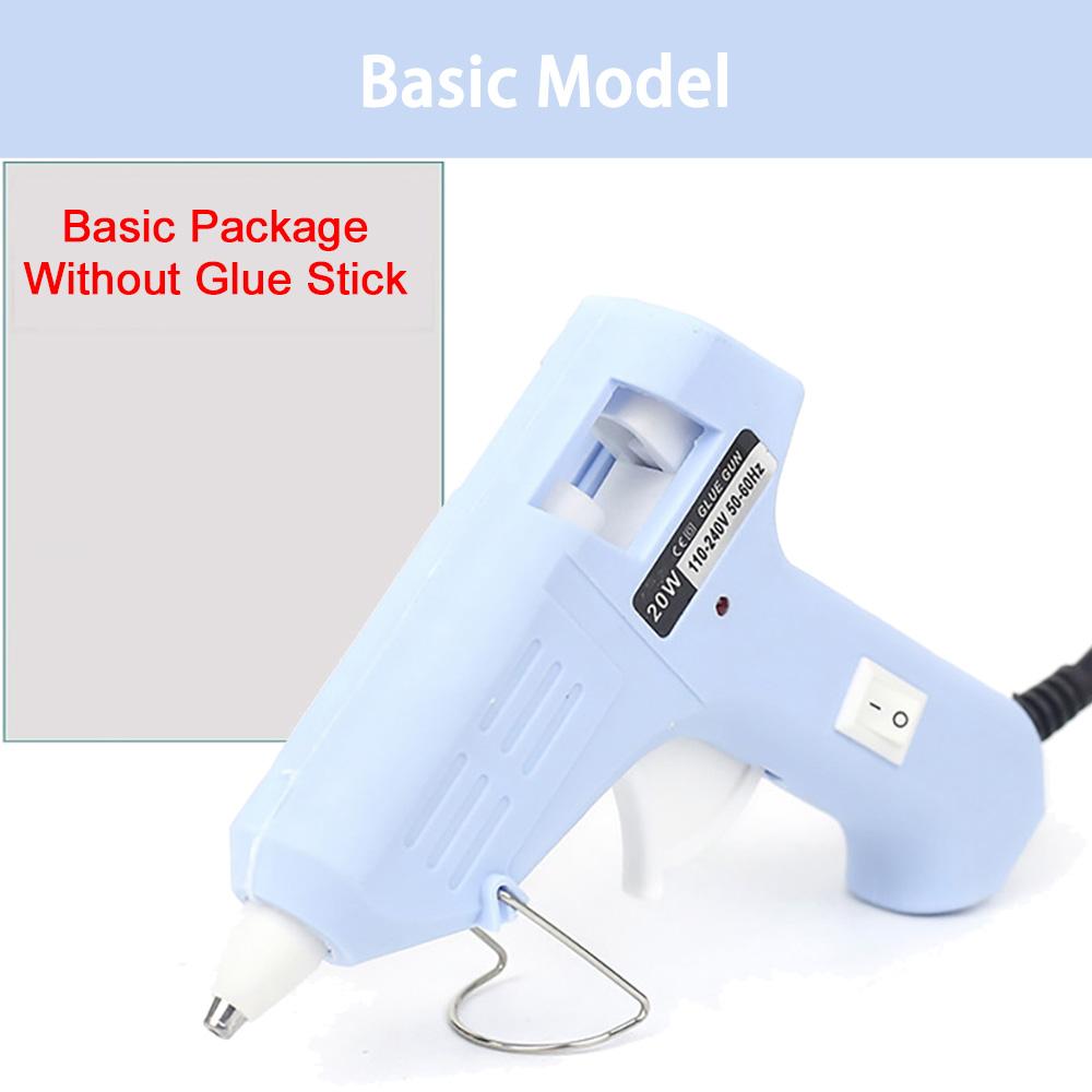 2024 New 20W Hot Melt Glue Gun Plug-In Anti-Scalding Children's Hot Silicone Gun 7Mm Glue Stick Adhesive Gluegun Small Glue Gun