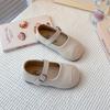 Children's leather shoes, new spring models, loafers, shallow princess shoes, fashionable single shoes, toddler shoes, white shoes, trendy