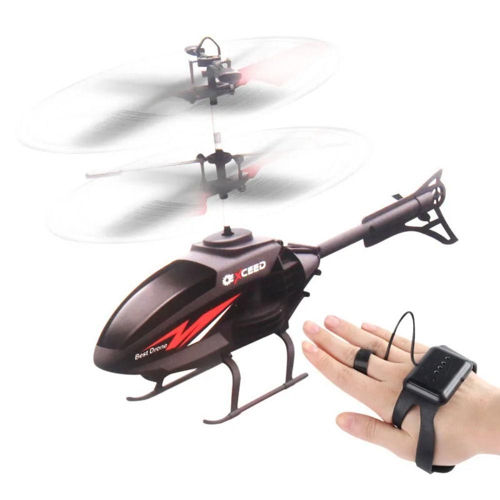 Watch Wrist Induction Helicopter Flying Helicopter Mini RC Plane  Children Gift