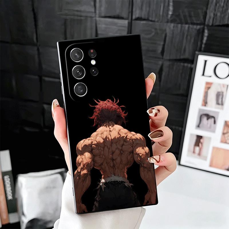 

Baki the Grappler Anime Soft Phone Case for Samsung Galaxy S26 S25 Edge S24 Ultra S23 Plus S22 S21 FE S20 Black Cover Back Shell Samsung S21 Ultra