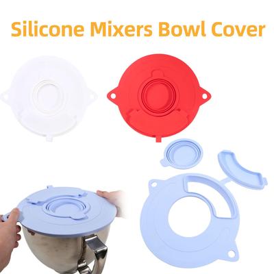 Lid For Mixing Bowl Silicone Replacement Splash-Proof Guard Kitchen Mixer Cover Splash Guard For Bread Making Flour Proofing