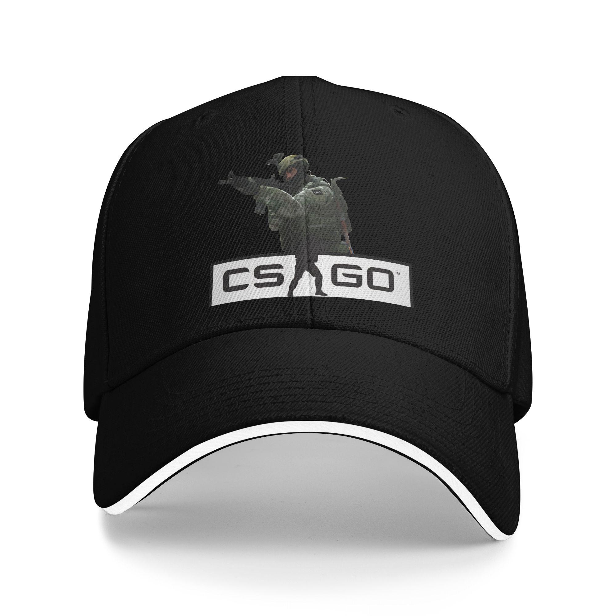 Мужчины Женщины Counter-Strike Global Offensive Кепки-сэндвичи Бейсболка Cs Go Тракер Рабочая кепка Регулируемые Гольф-кепки Лето One Size